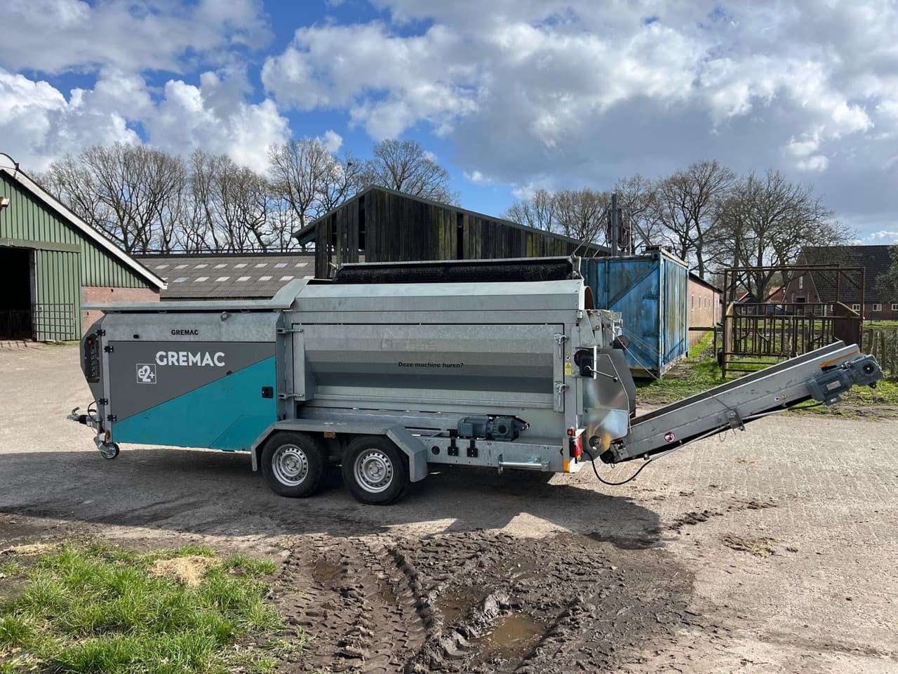 GREMAC e2+ trommelzeef op locatie